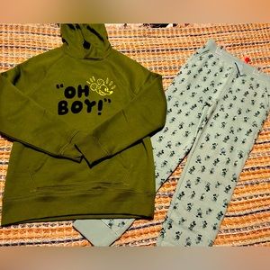 Boys jogger and hoodie outfit